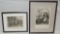2 Framed 19th C. Steel Engravings