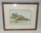 Lois Nelson Elliott Framed Watercolor