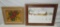 2 Oil On Canvas Paintings In Frames