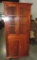 Costume Made Yellow Pine Corner Cabinet