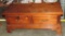 Pine Lift Lid Blanket Box