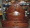 Fantastic Carved Rosewood Early Victorian Bed