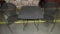 Black Aluminum Mesh 3 Pc. Patio Set
