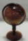 Wood Globe On Stand
