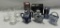 3 Etched Ship Mugs, New Crystal In Boxes & Blue & White Delftware