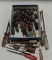 Tray Lot Screw Drivers, Allen Wrenches & Chisels