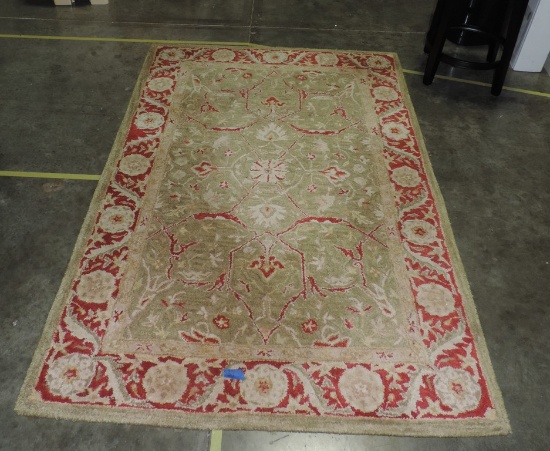 Safaveigh Camel And Red Oriental Rug