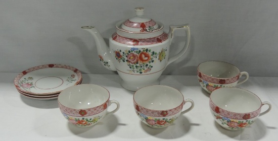8 Pc. Hand Painted Japan Tea Set