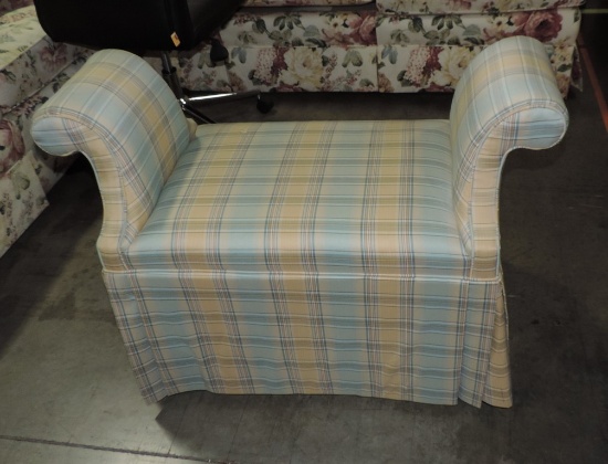 Century Furniture Rolled Arm Bed Bench
