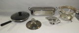 Tray Lot Cookware & Silver Plate