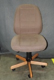 Beige Cloth Office Chair