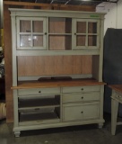 Green Painted Office Furniture Set