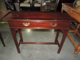 Council Mahogany Chinese Chippendale Hall Table