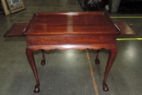Mahogany Centennial Table With 2 Slide Out Shelves