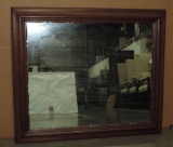 Carved Walnut Wall Mirror