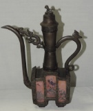 Vintage Bronze Oriental Teapot