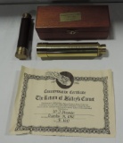 Commemorative Brass Return Of Halley's Comet Telescope