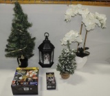 Christmas Trees, Window Projection System And Artificial Plant