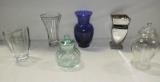 Covered Glass Jars And Vases