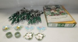 Large Lot Flatware & 2 Tablecloths