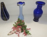 Art Glass Vase Lot