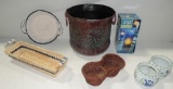 Embossed Copper 2 Handle Pot Plus More