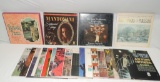 Tray Of Old Record Albums