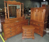 Kincaid 3 Pc Oak Bedroom Set