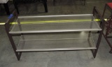 Metal & Screen Shoe Rack