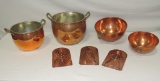 Collection Of Copper Cookware & Cookie Cutters
