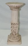 Heavy Resin Ornate Pedestal