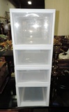 Plastic 4 Drawer Storage Container