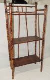 Antique Bamboo 3 Shelf Stand