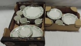 Set Of Crofton Christmas Dinner China Set