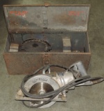 Vintage Electric Skil Saw In Box