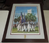 Signed Jim Booth Citadel Color Print In Frame