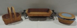 3 Longaberger Baskets