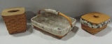 3 Longaberger Baskets
