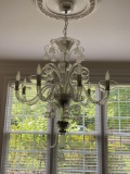 Crystal Murano Art Glass Chandelier