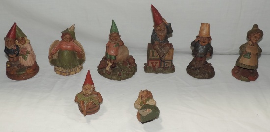 8 Tom Clark Gnome Resin Figures