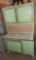 Hoosier Style Cabinet in Green Paint
