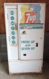Vintage 7-Up Drink Machine Select-O-Vend Economy 56