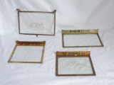 Lot of Cigar Box Glass Tops