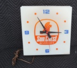 Guaranteed Original Sun Crest Plastic Clock