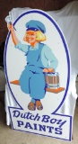 WHAT A SIGN  Rare Dutch Boy Paint Sign in 