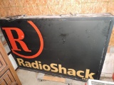 Radio Shack Double Sided Sign