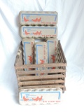 Antique Wooden Eggs Crate