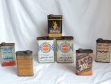 Lot of (7) Advertising Cans