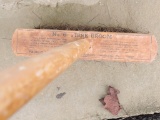 Early Wooden Broom #6 with Original Label