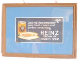 Heinz Tomato Soup Label in Frame